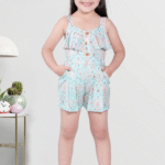 Girls Printed Jumpsuit