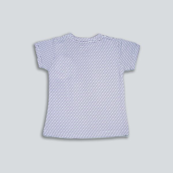 Girls Striped Cotton T-shirt
