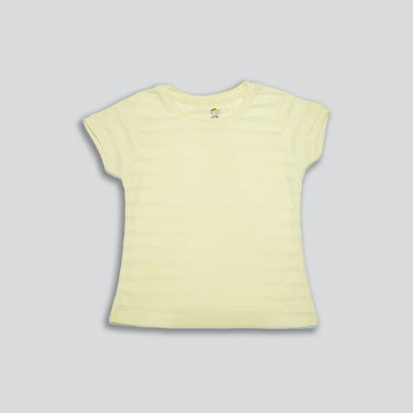 Girls Striped Relaxed Fit T-shirt